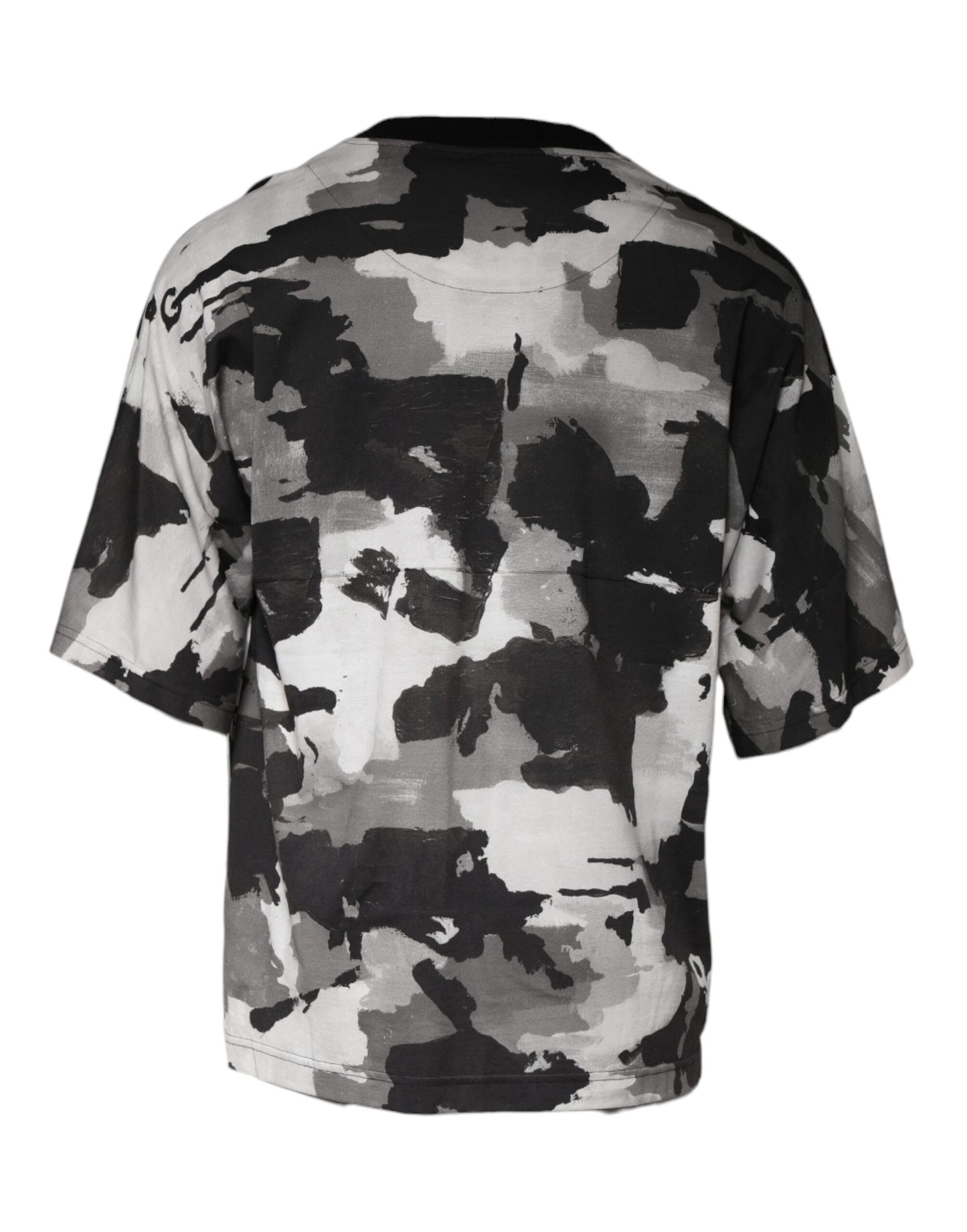 Dolce & Gabbana Multicolor Camouflage Cotton Crewneck T-shirt IT50 / L