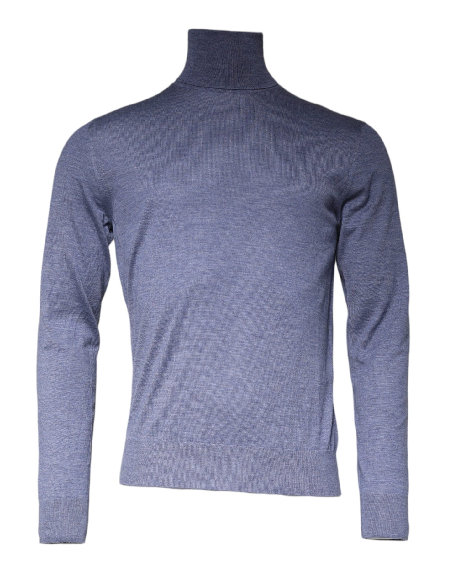 Dolce & Gabbana Purple Blue Long Sleeve Turtleneck Pullover Sweater IT48 / M