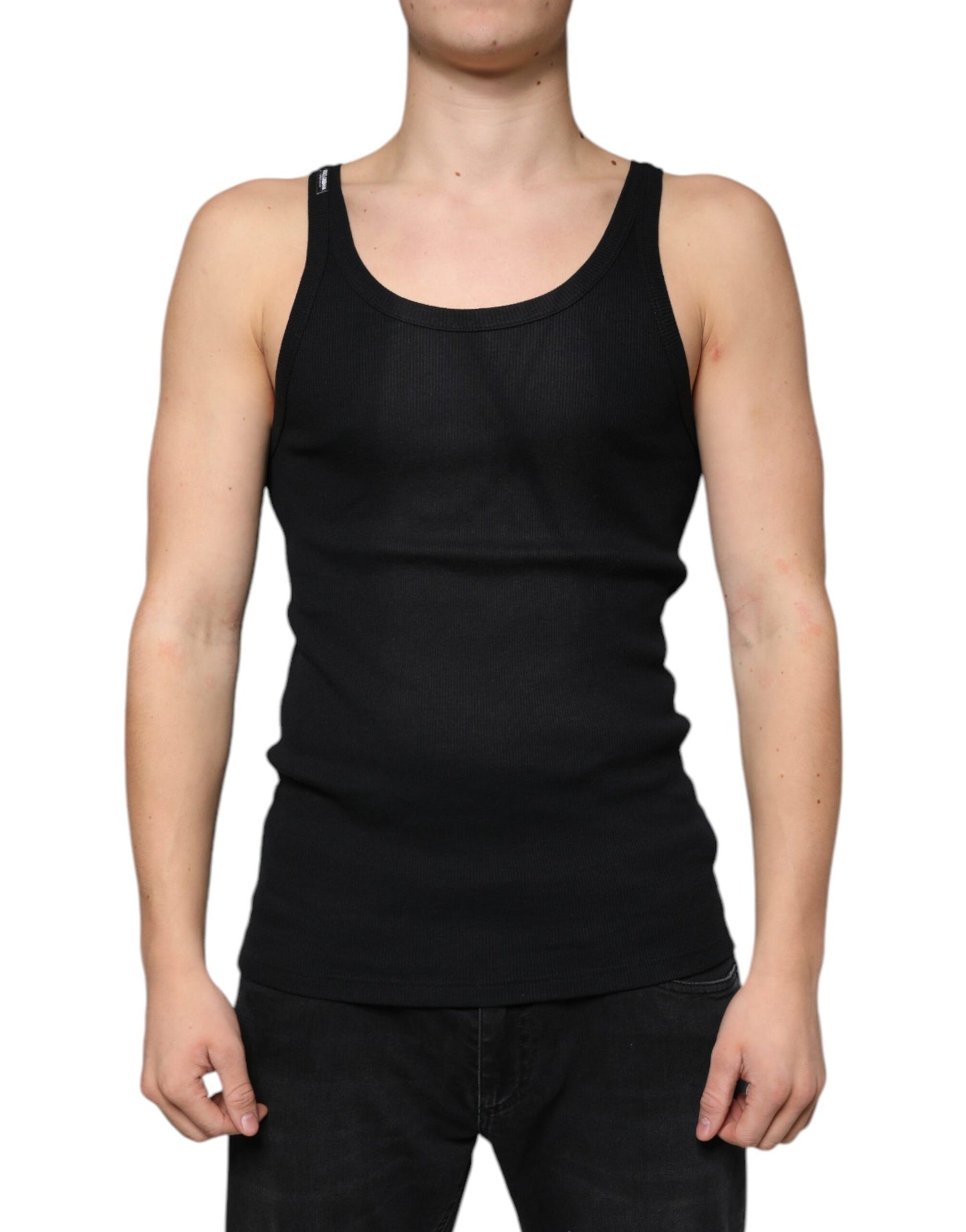 Dolce & Gabbana Black Marcello Tank Sleeveless T-shirt IT5 / M