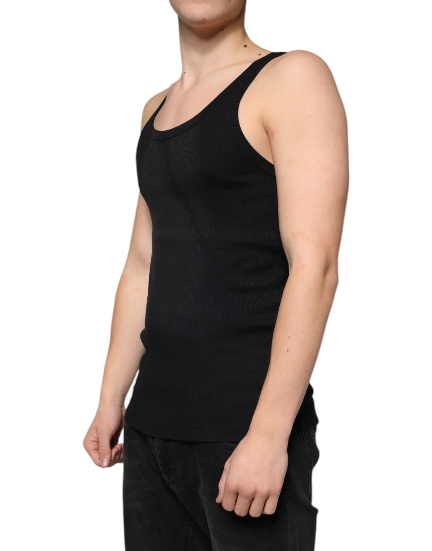 Dolce & Gabbana Black Marcello Tank Sleeveless T-shirt IT5 / M