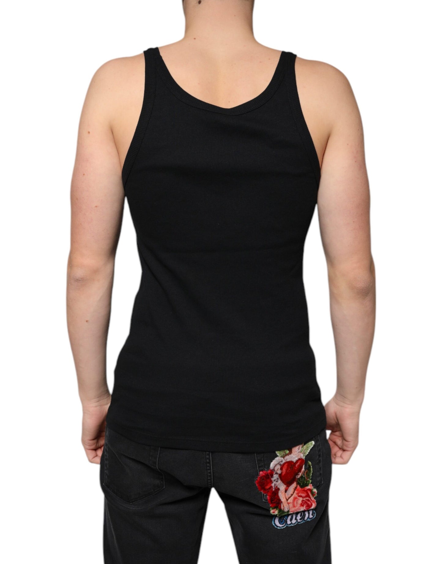 Dolce & Gabbana Black Marcello Tank Sleeveless T-shirt IT5 / M