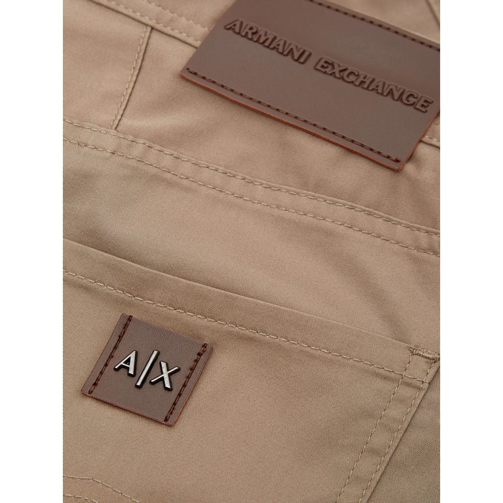 Armani Exchange Brown Cotton Jeans & Pant W32