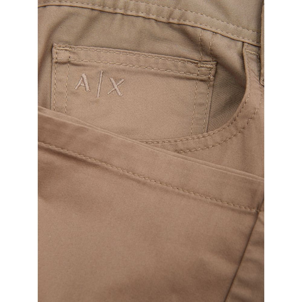 Armani Exchange Brown Cotton Jeans & Pant W32