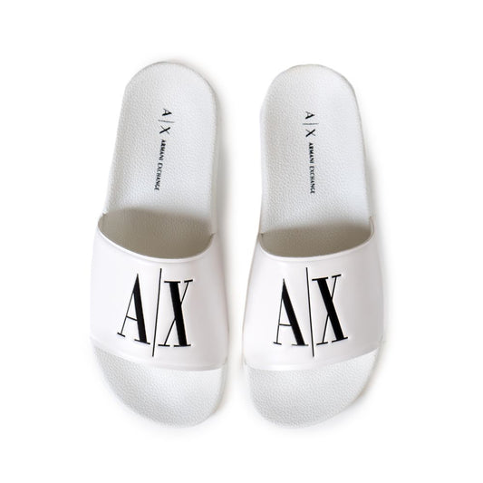 Armani Exchange White Polyethylene Sandal EU35 | US5