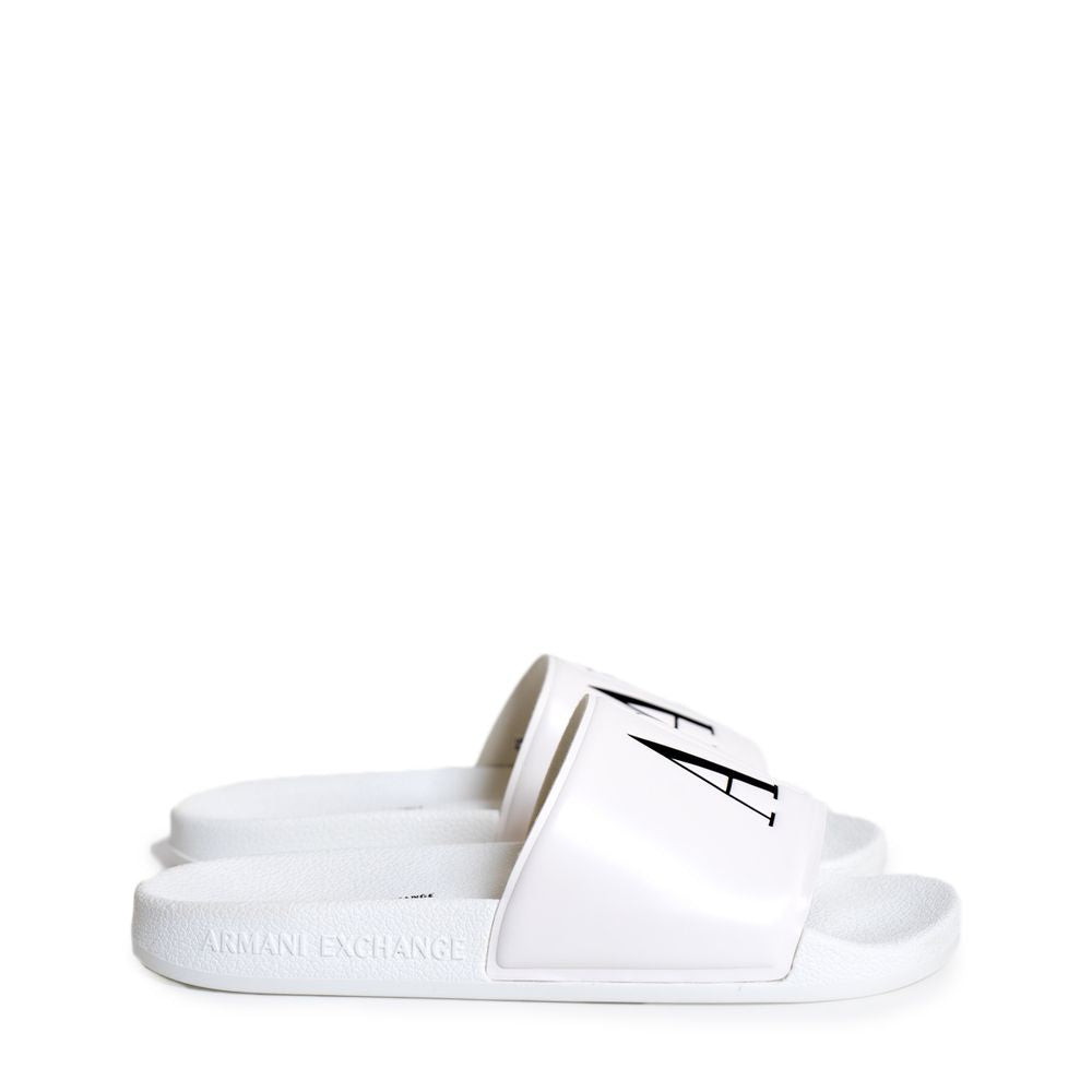 Armani Exchange White Polyethylene Sandal EU35 | US5