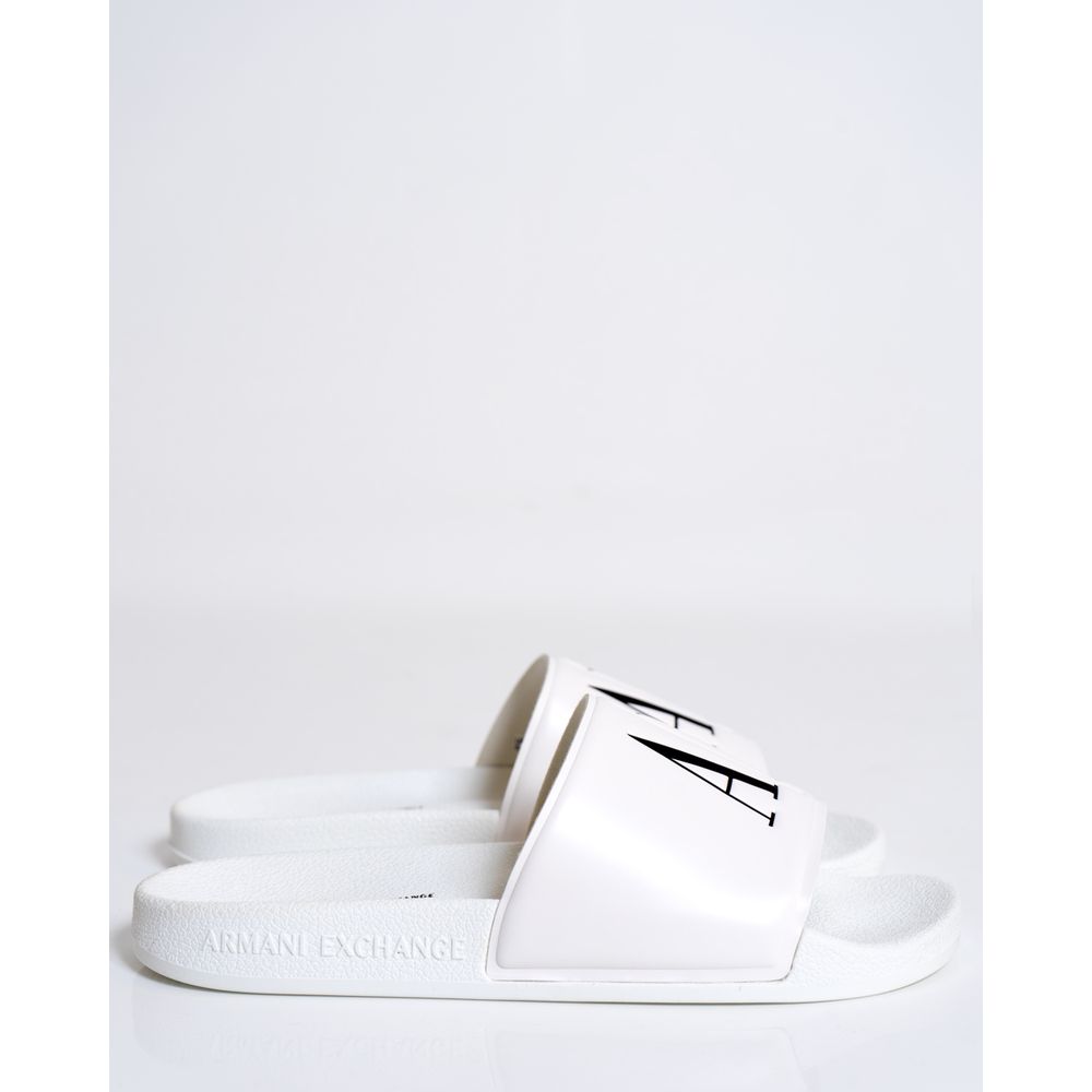 Armani Exchange White Polyethylene Sandal EU35 | US5