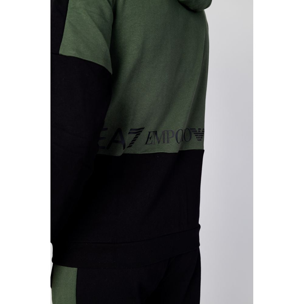 EA7 Emporio Armani Green Cotton Sweatsuit IT44 | S