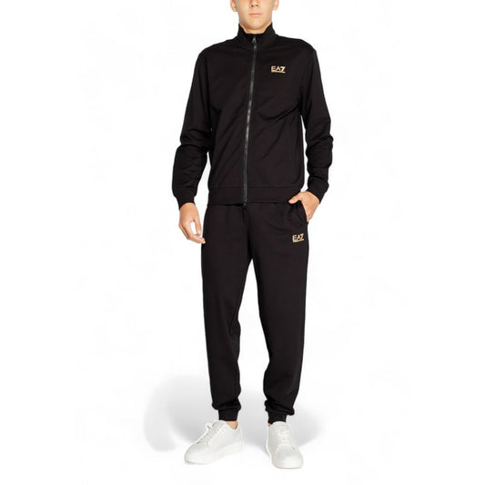 EA7 Emporio Armani Bicolor Cotton Sweatsuit