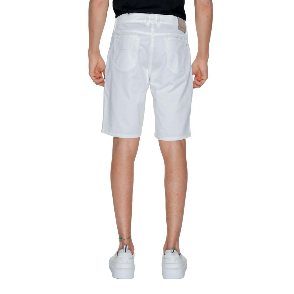 Jeckerson White Cotton Short W34