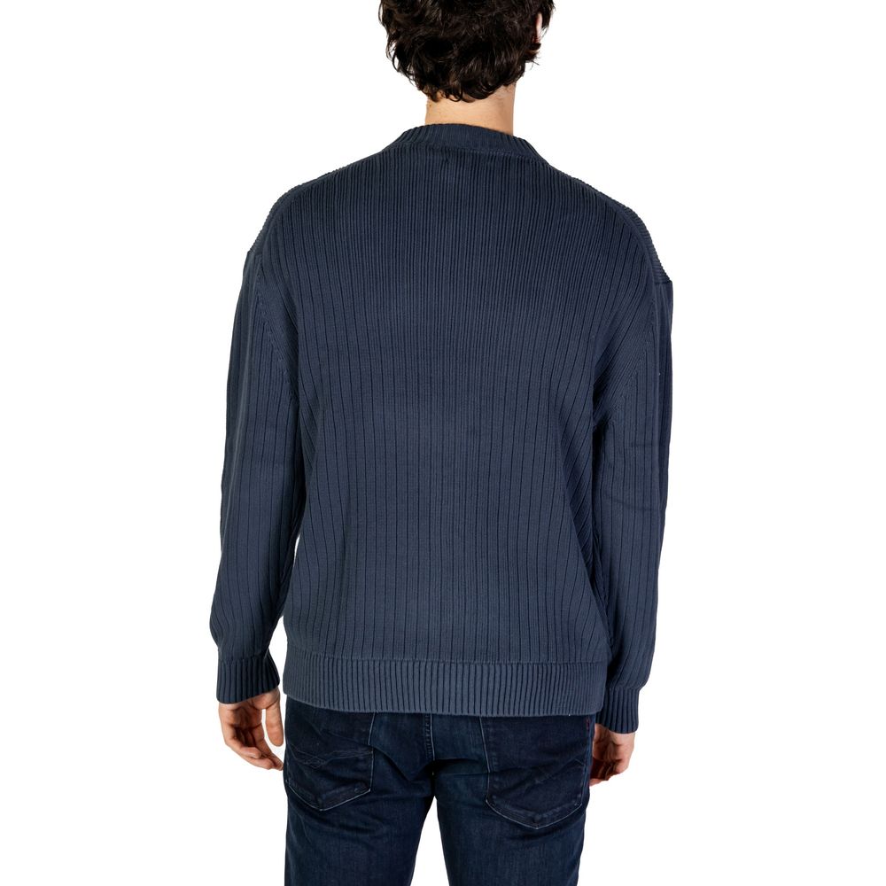 Calvin Klein Jeans Blue Cotton Sweater