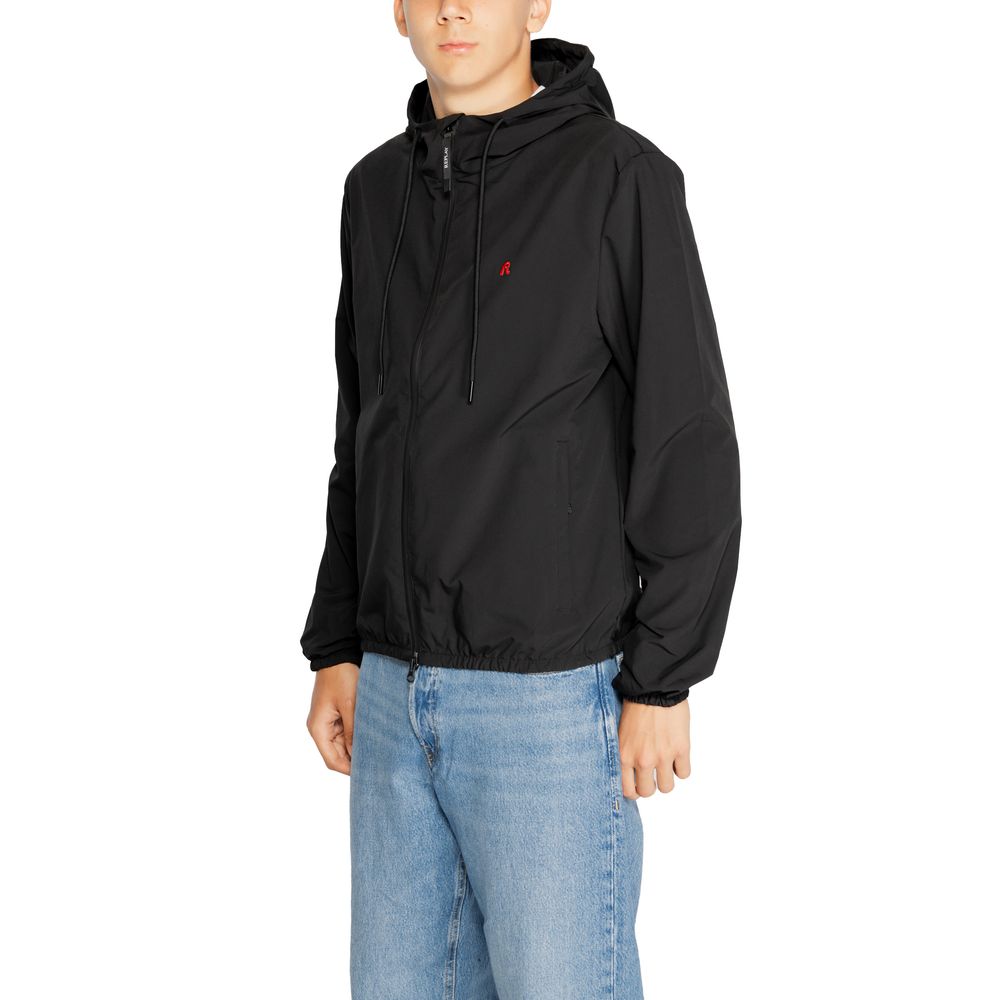 Replay Black Polyamide Jacket IT48 | L