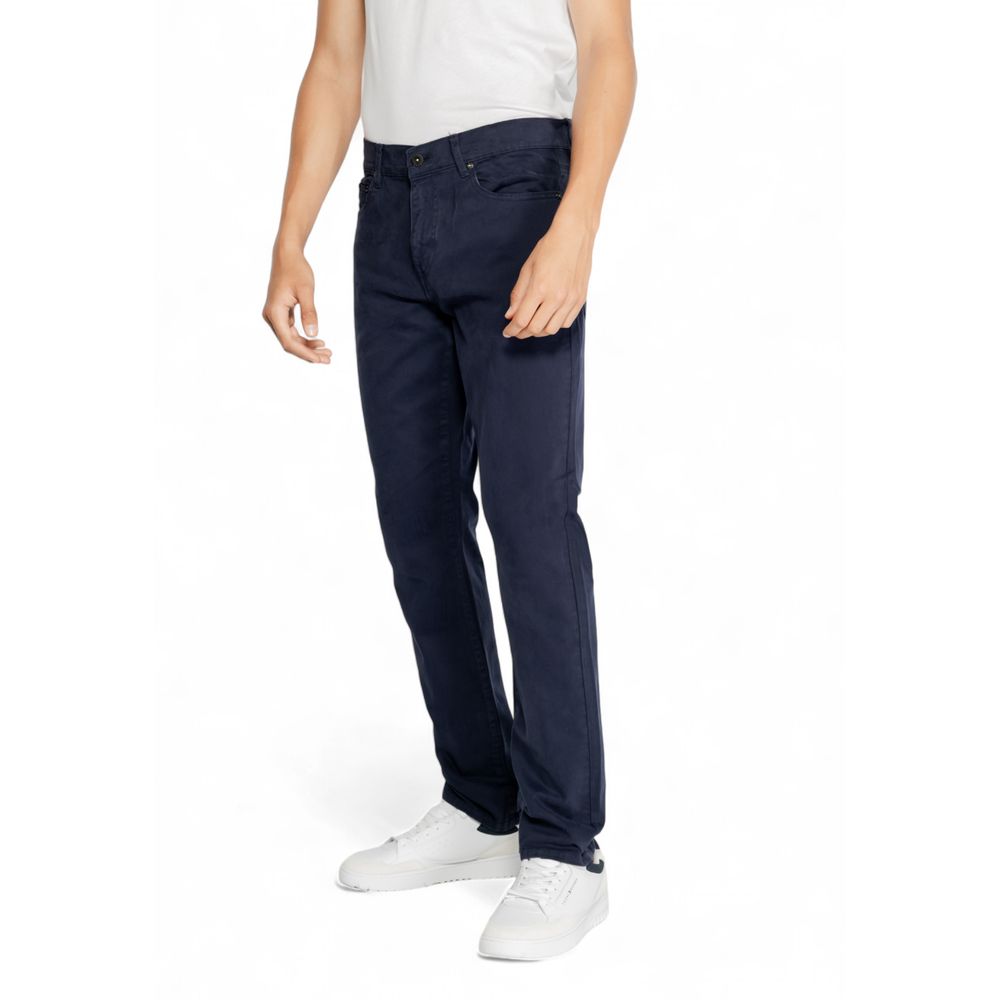 Gas Blue Cotton Jeans & Pant