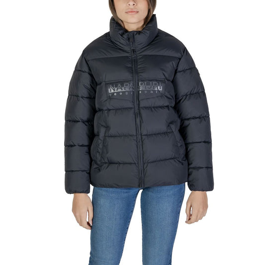 Napapijri Black Polyester Jackets & Coat