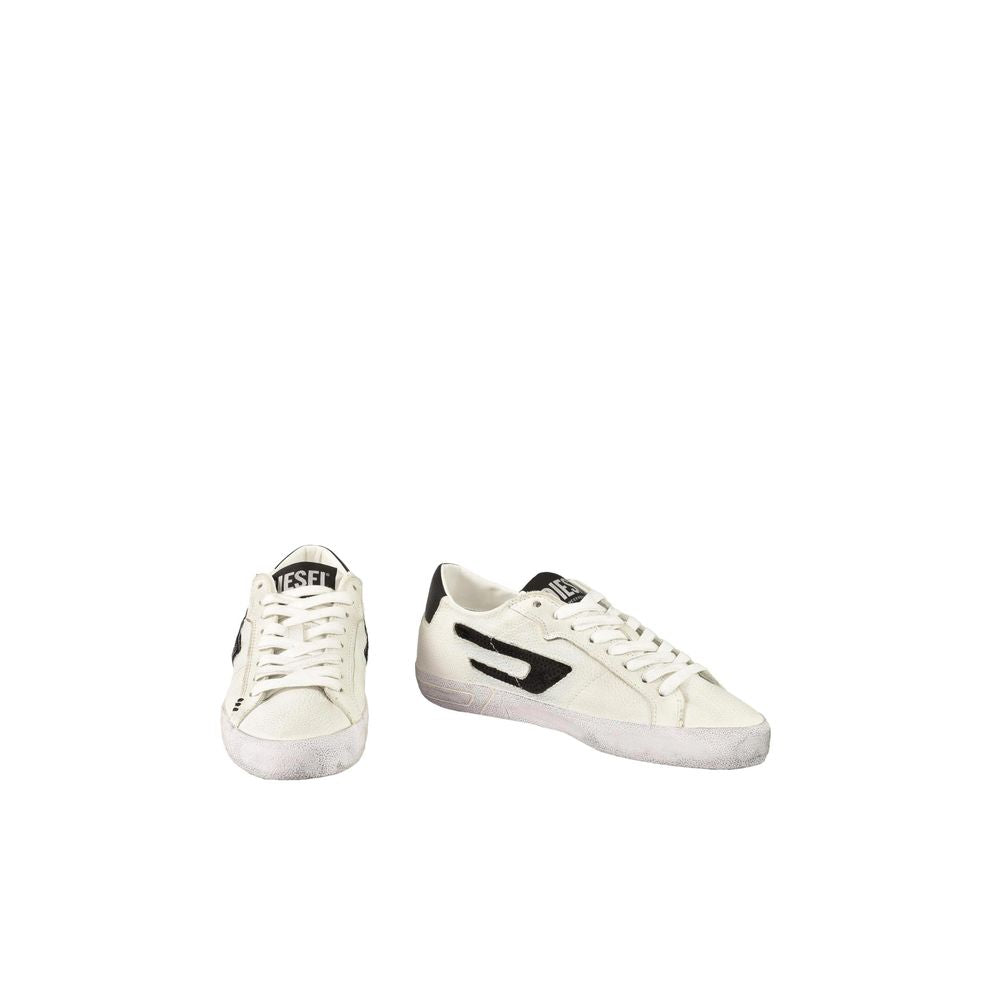 Diesel White Leather Sneaker EU36 | US6