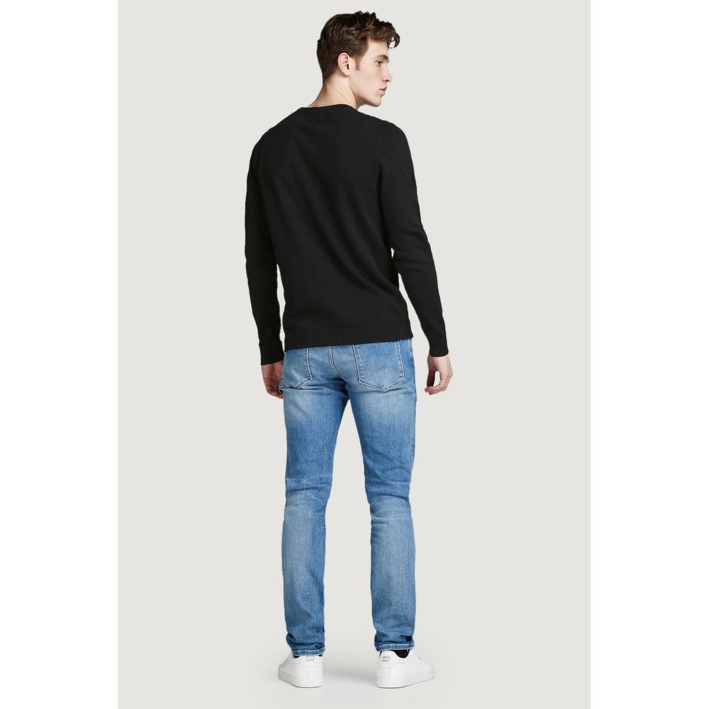 Jack Jones Black Cotton T-Shirt