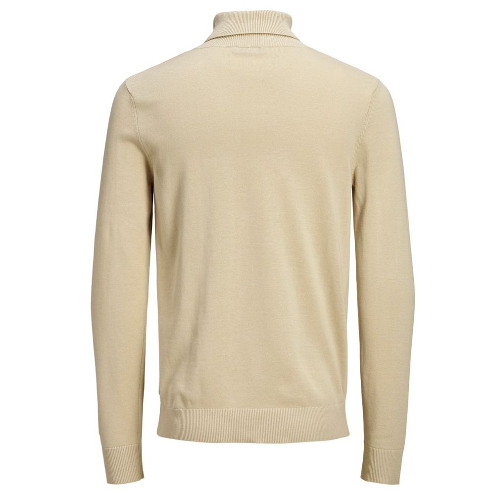 Jack Jones Beige Cotton Sweater