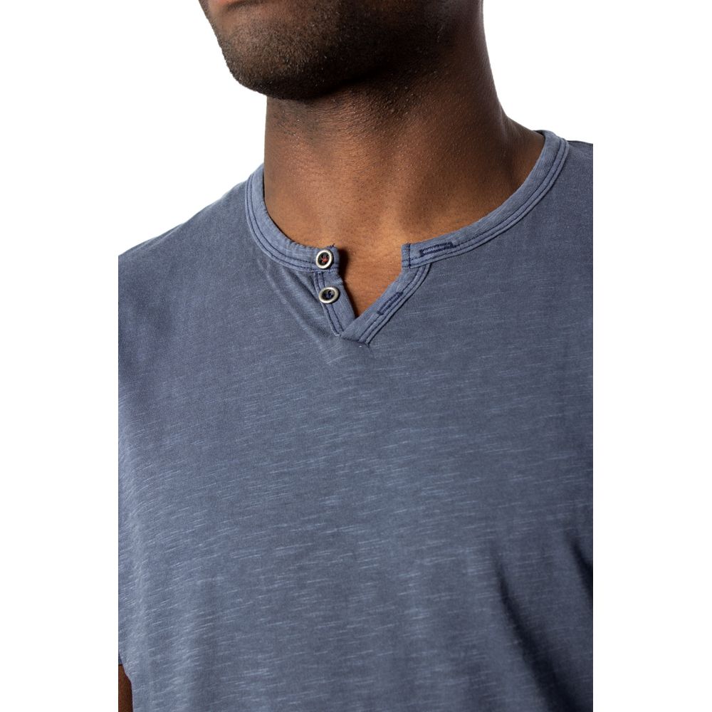 Jack Jones Light Blue Flamed Cotton T-Shirt IT44 | S