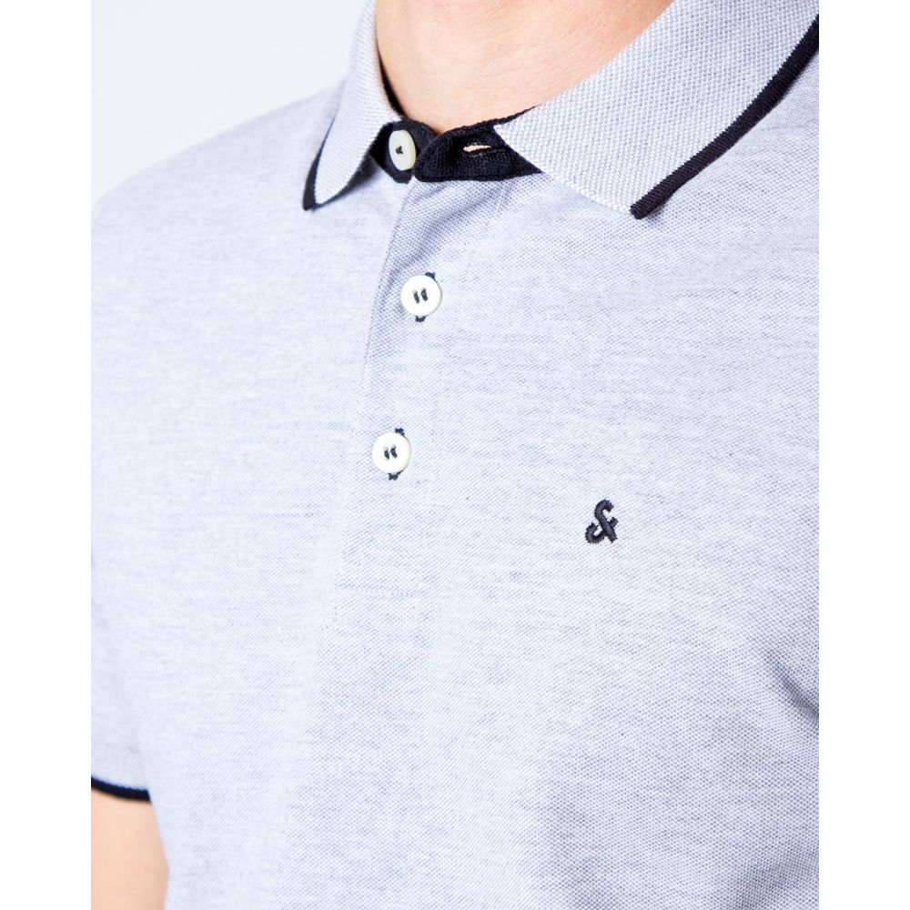 Jack Jones Gray Cotton Polo Shirt IT42 | XS