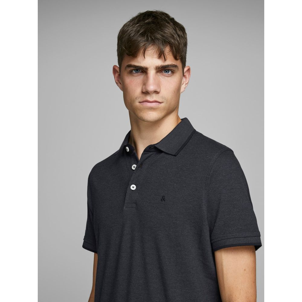 Jack Jones Gray Cotton Polo Shirt IT44 | S