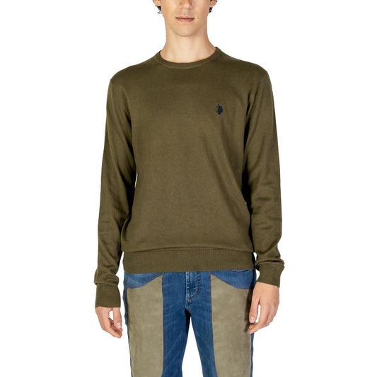 U.S. POLO ASSN. Green Cotton Sweater