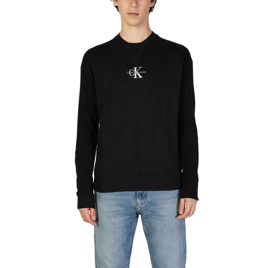 Calvin Klein Jeans Black Cotton Sweater IT54 | XXL