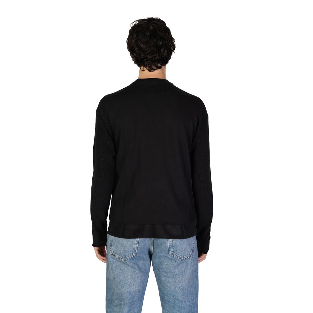 Calvin Klein Jeans Black Cotton Sweater IT54 | XXL