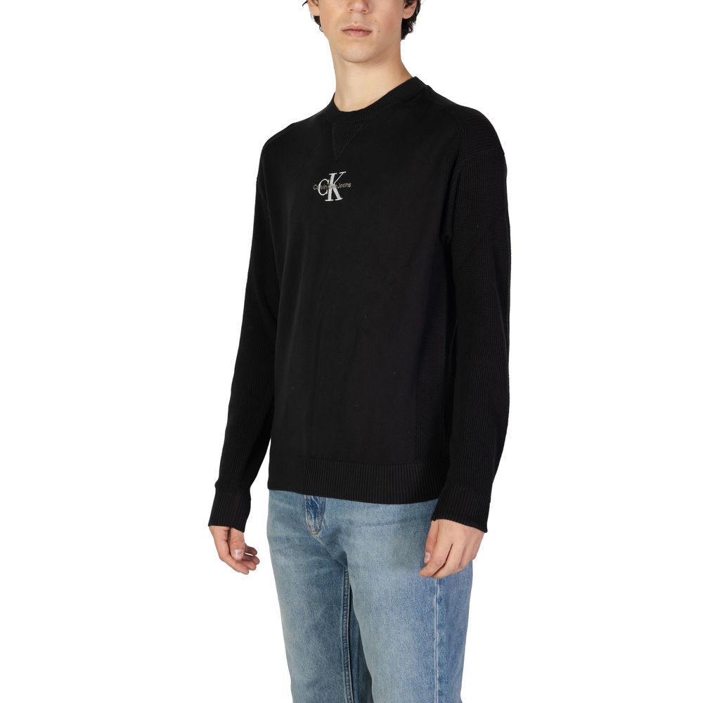 Calvin Klein Jeans Black Cotton Sweater IT54 | XXL