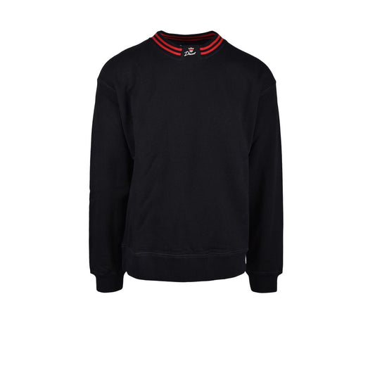 Diesel Black Cotton Sweater IT54 | XXL