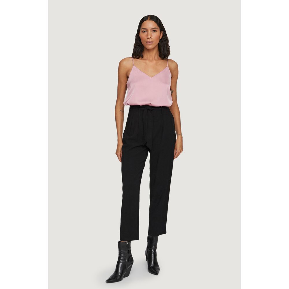 Vila Clothes Black Viscose Jeans & Pant IT36 | XXS