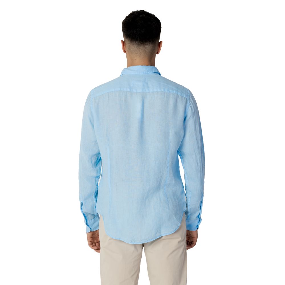 U.S. POLO ASSN. Blue Linen Shirt IT46 | M