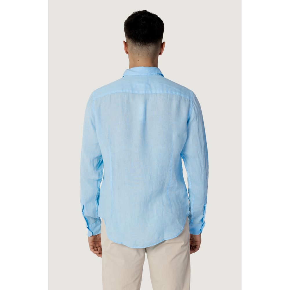 U.S. POLO ASSN. Blue Linen Shirt IT46 | M