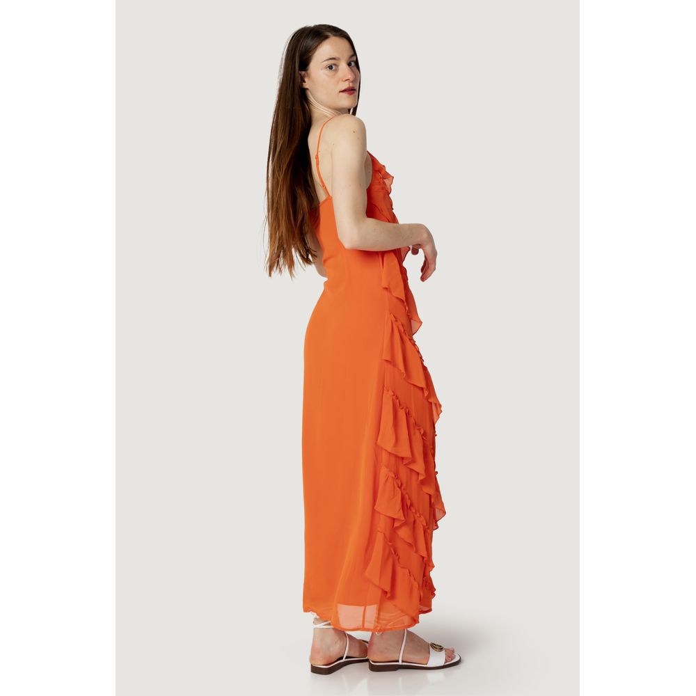 Vila Clothes Orange Polyester Dress IT40 | S