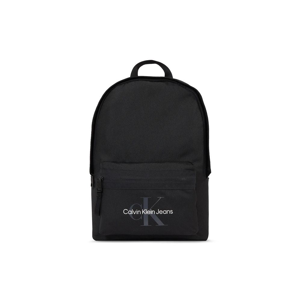 Calvin Klein Jeans Black Recycled Polyester Backpack