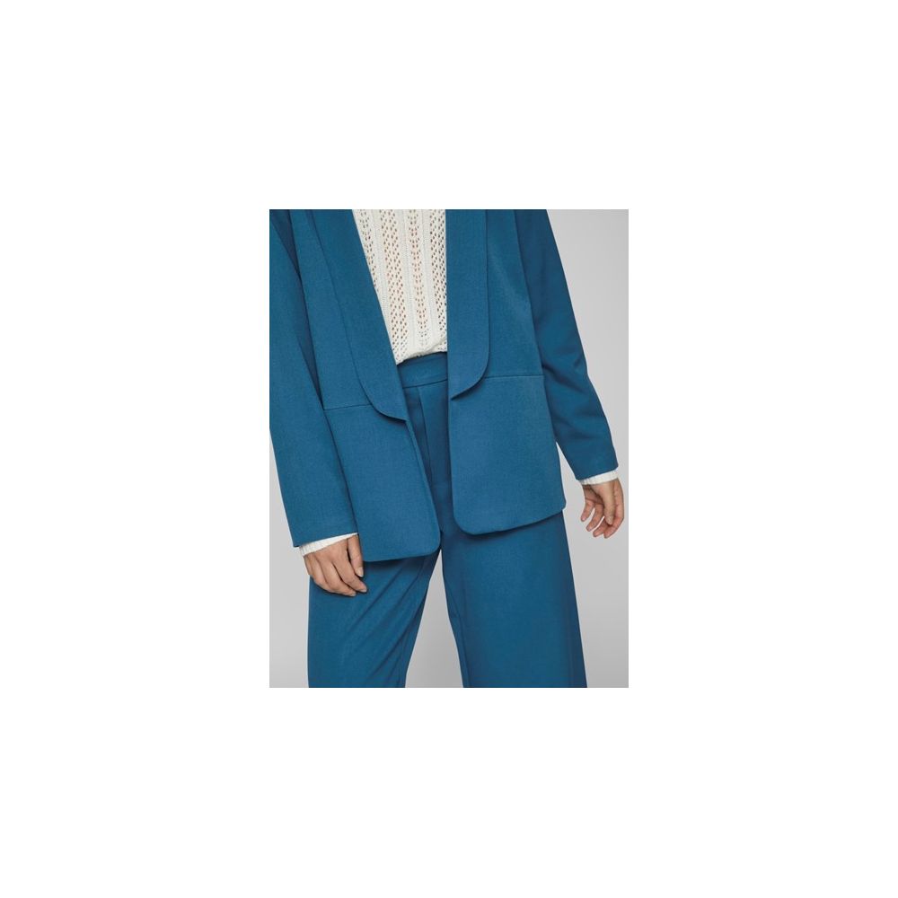 Vila Clothes Blue Polyester Suits & Blazer IT38 | XS