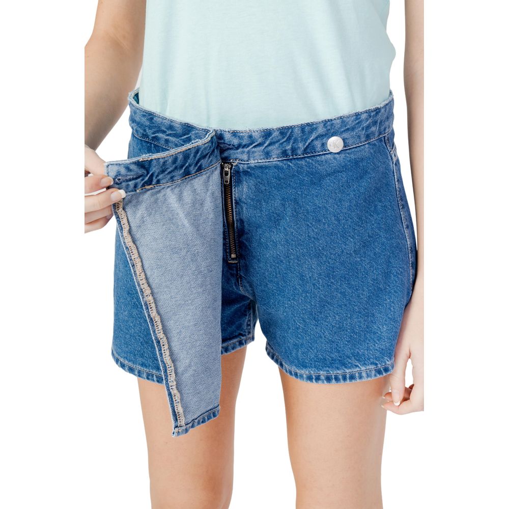 Calvin Klein Jeans Blue Cotton Short W32