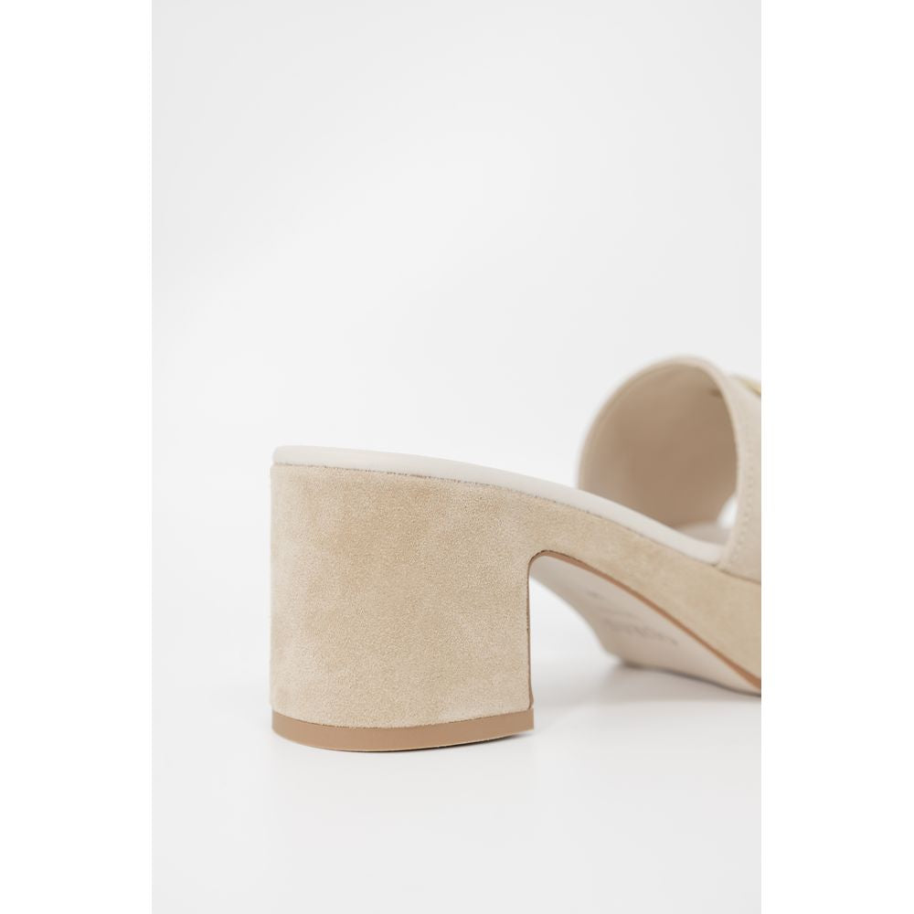 Guess Beige Suede Pump EU35 | US5