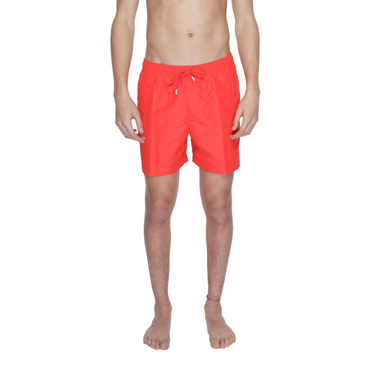 Calvin Klein Red Recycled Polyester Swimwear IT48 | L