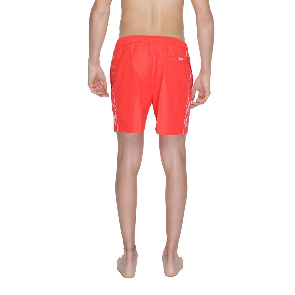 Calvin Klein Red Recycled Polyester Swimwear IT48 | L