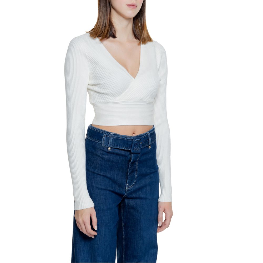 Only White Viscose Tops & T-Shirt IT42 | M