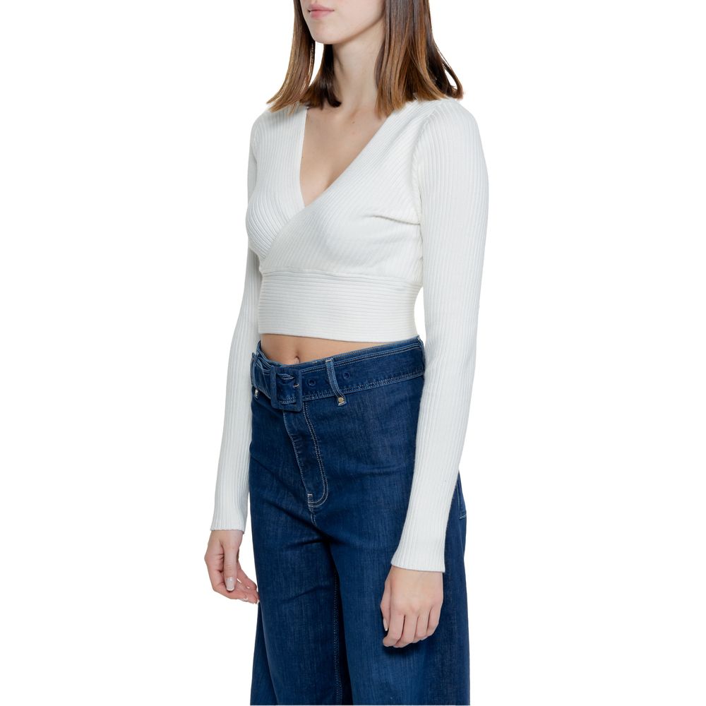 Only White Viscose Tops & T-Shirt IT42 | M