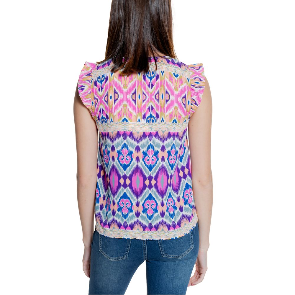 Only Multicolor Recycled Polyester Tops & T-Shirt IT40 | S