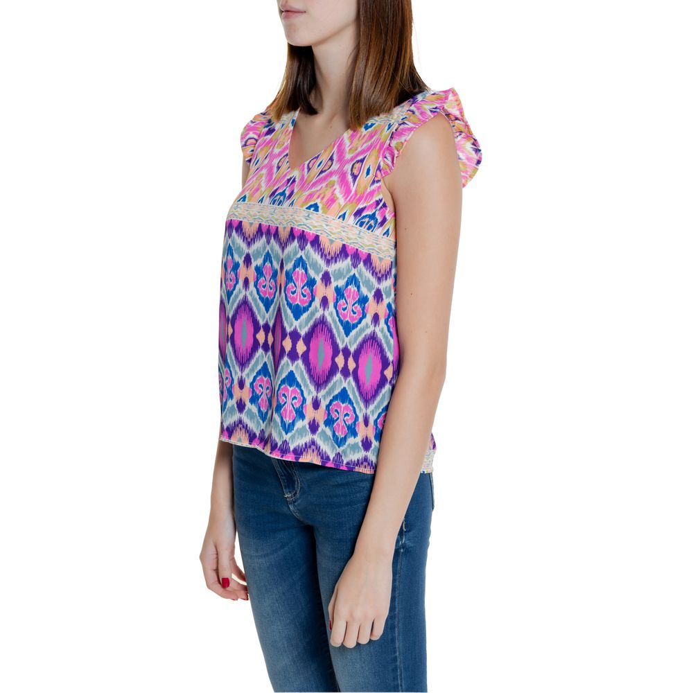 Only Multicolor Recycled Polyester Tops & T-Shirt IT40 | S