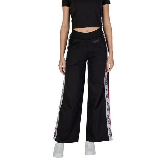 Moschino Black Cotton Jeans & Pant