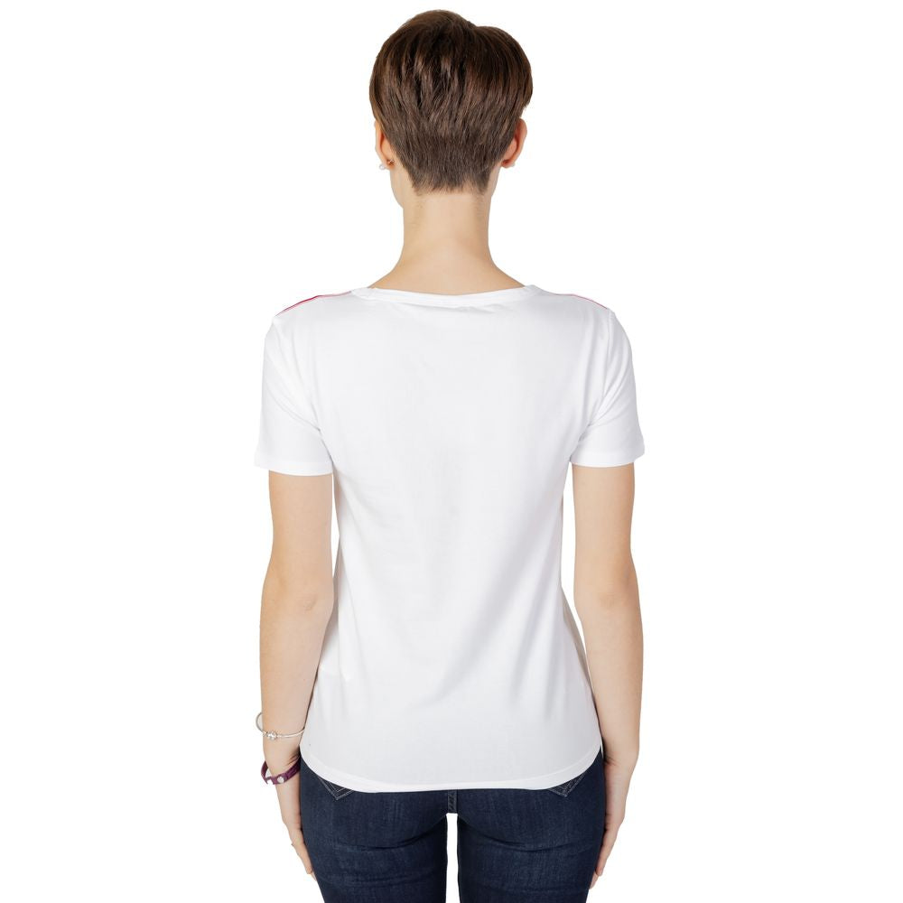 Moschino White Cotton Tops & T-Shirt IT42 | M