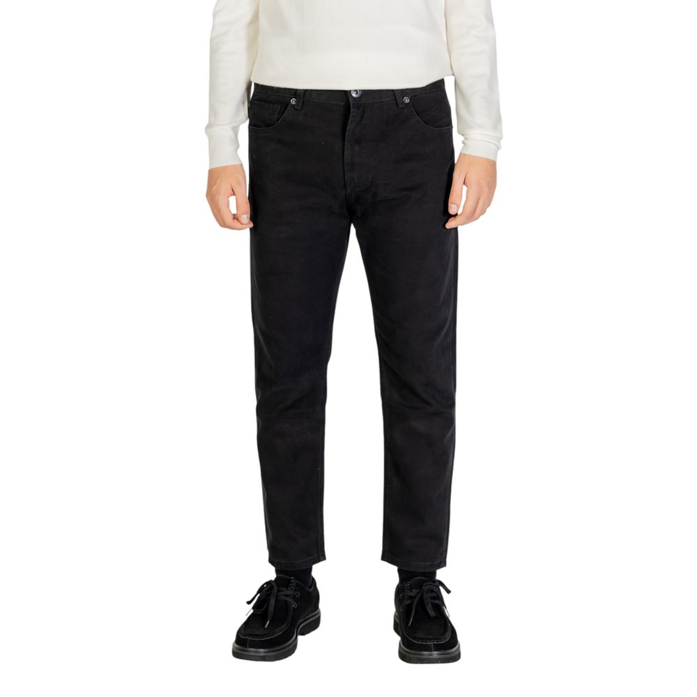 Gianni Lupo Black Cotton Jeans & Pant IT54 | XXL