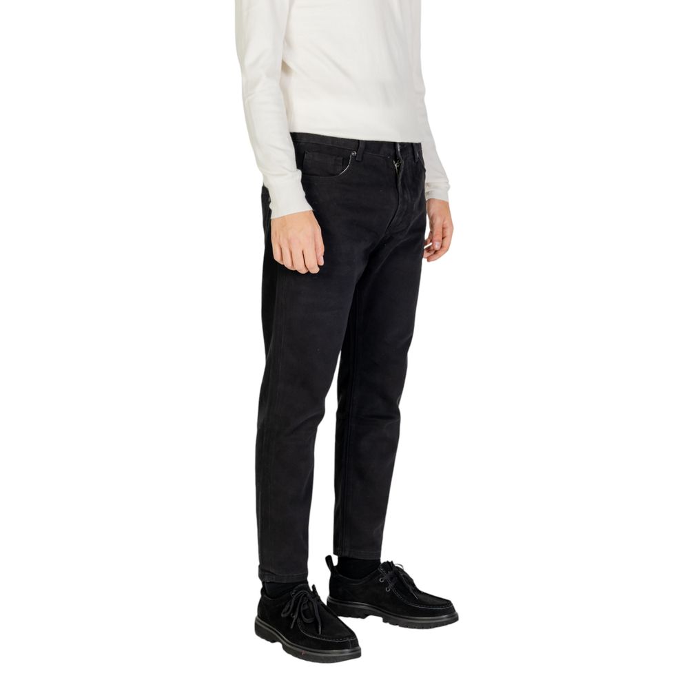 Gianni Lupo Black Cotton Jeans & Pant IT54 | XXL