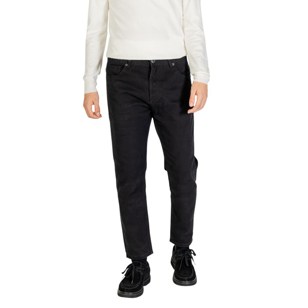 Gianni Lupo Black Cotton Jeans & Pant IT54 | XXL