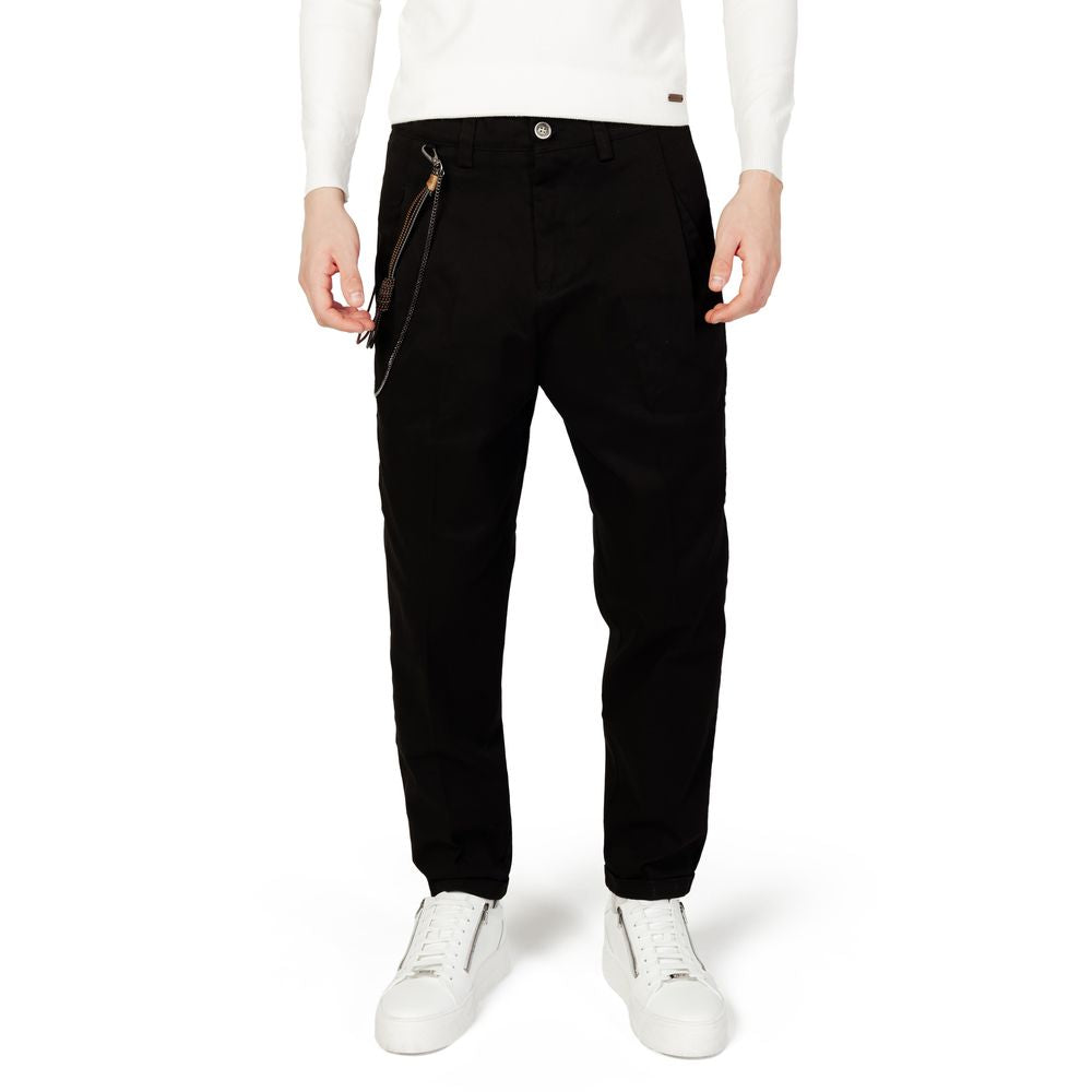 Gianni Lupo Black Cotton Jeans & Pant IT50 | L