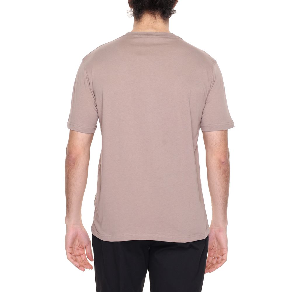 Gianni Lupo Gray Cotton T-Shirt IT44 | S