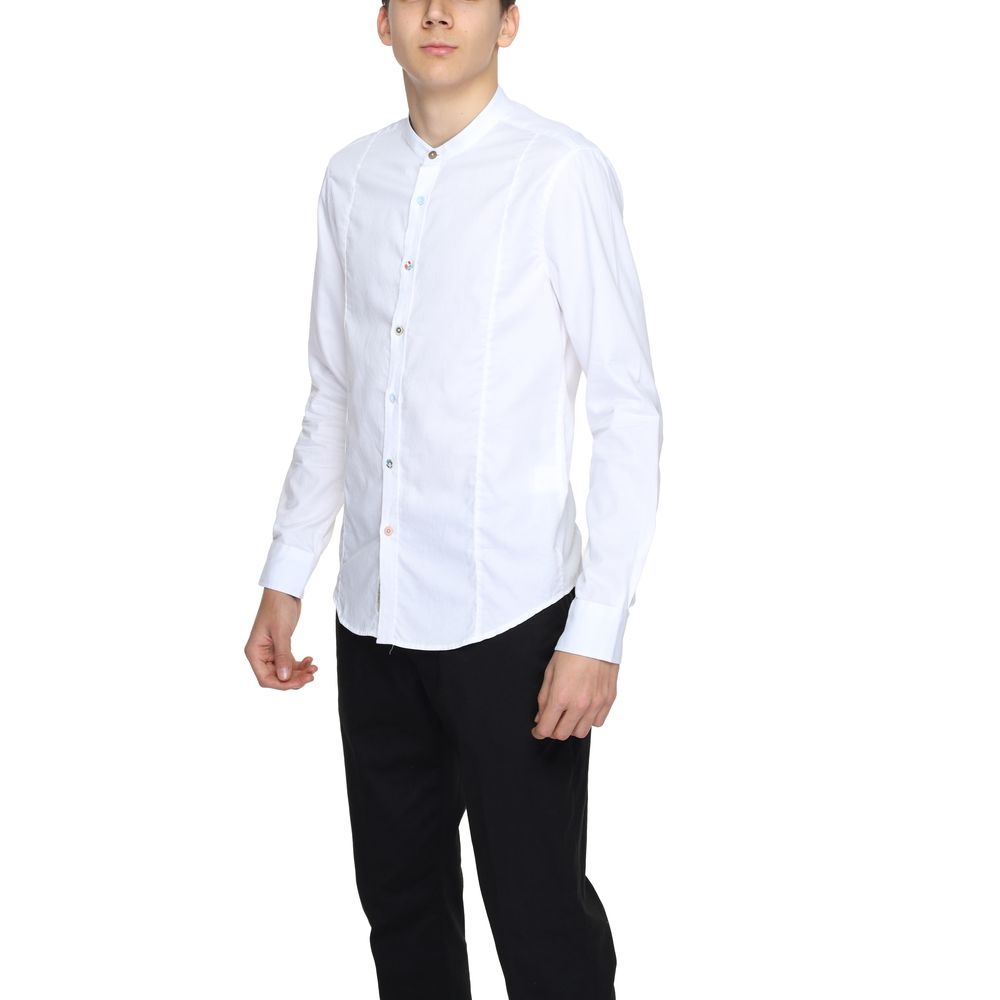 Gianni Lupo White Cotton Shirt IT44 | S